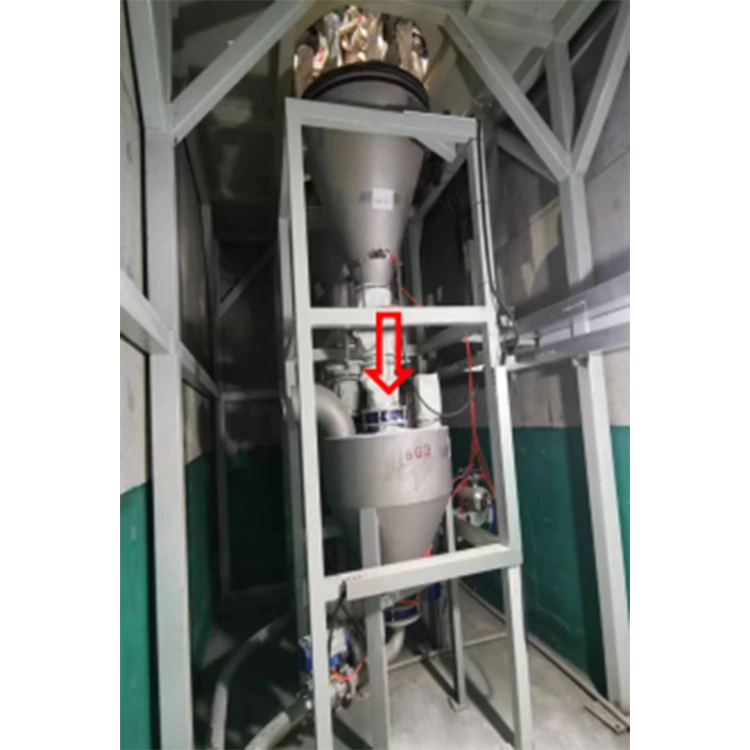 Caixa de pesagem de material auxiliar